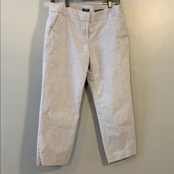 J. Crew Pants - J.Crew Cocktail Capri size 6/25 lt grey